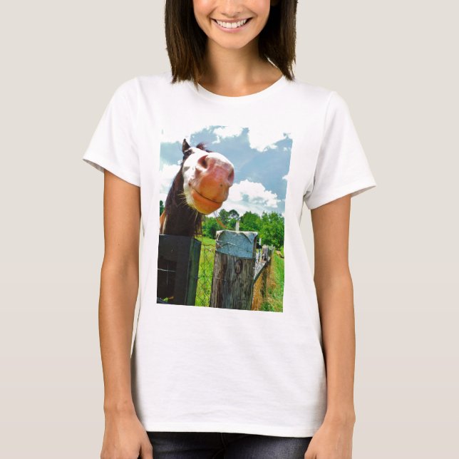 T-shirt Cheval souriant (Devant)
