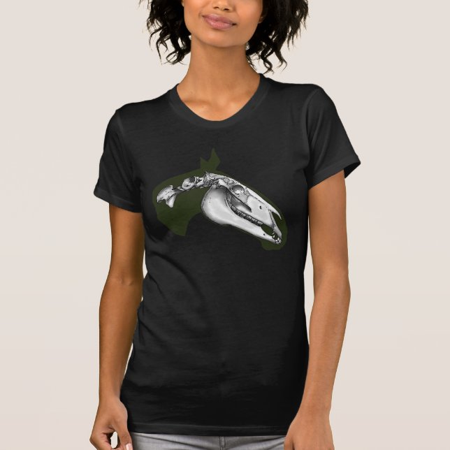 T-shirt Cheval Squelette (Devant)