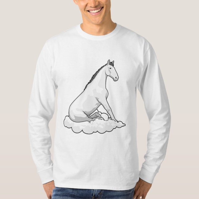 T-shirt Cheval sur nuage (Devant)