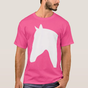 T-shirt Cheval Tête Silhouettes Chevaux Équitation Équitat