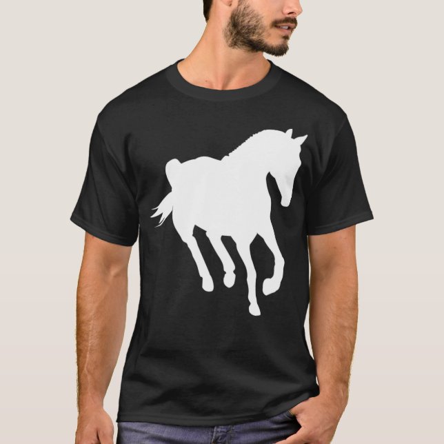 T-shirt cheval tina cheval course (Devant)