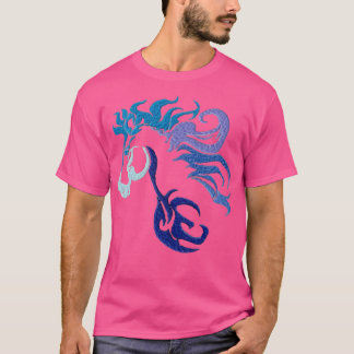 T-shirt Cheval Tribal Cheval Tête colorée