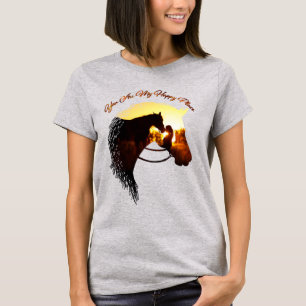 T-shirt Cheval Tu Es Mon Endroit Heureux Cheval Lover Femm
