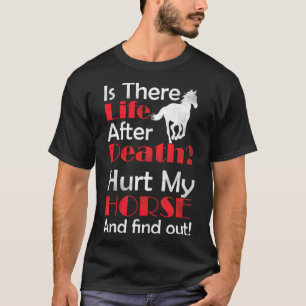 T-shirt Cheval Vie après la mort Ouest andalou
