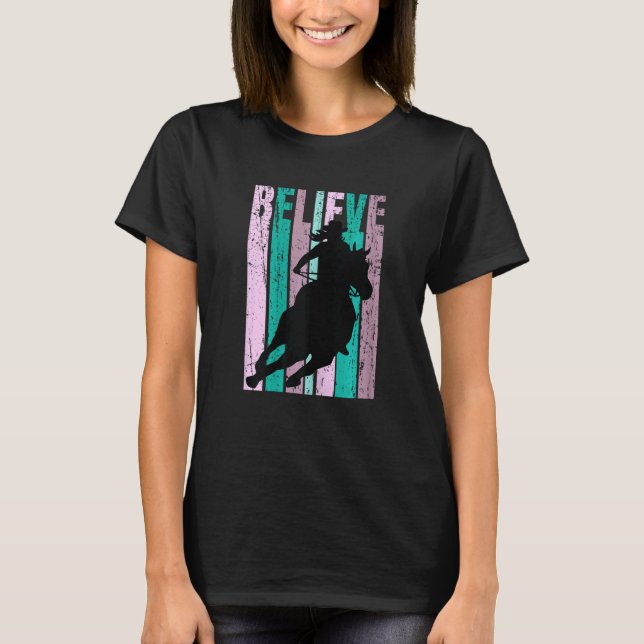 T-shirt Cheval Violet Équitation Femmes Motivation Équitat (Devant)