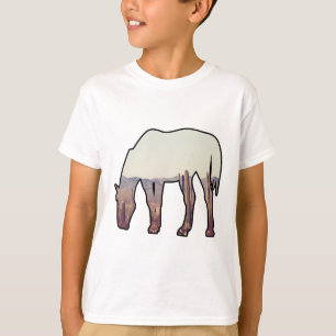 T-shirt cheval western avec cactus