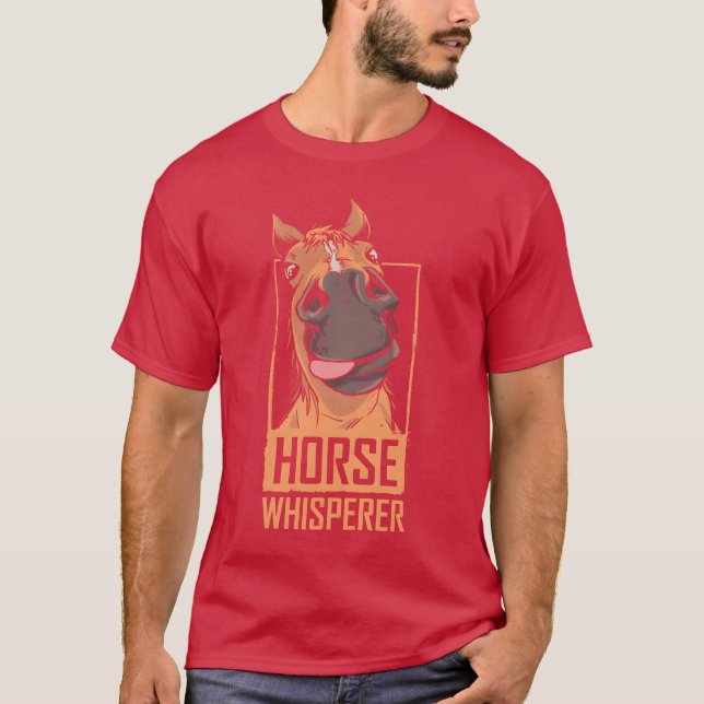 T-shirt Cheval Whisperer équitation cavalier Auteur Equest (Devant)