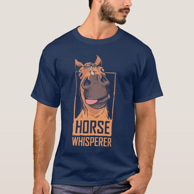 T-shirt Cheval Whisperer équitation cavalier Auteur Equest (Devant)