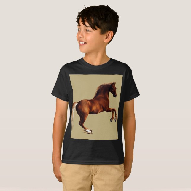 T-shirt Cheval Whistlejacket par George Stubbs (Devant entier)