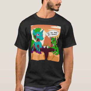 T-shirt Cheval Zombie Chien Zombie Sipping Thé dans le dés
