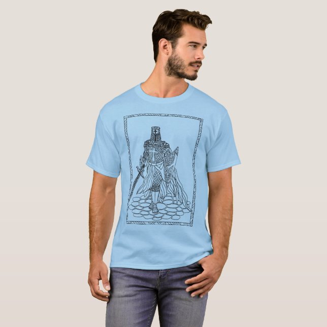 T-shirt chevalier (Devant entier)