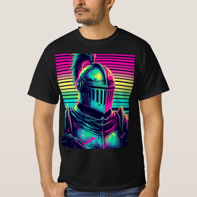 T-shirt chevalier à vapeur (Devant)