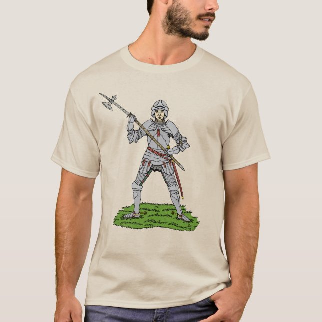 T-shirt Chevalier anglais du XVe siècle (Devant)