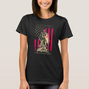 T-shirt Chevalier Croisé Templier Guerrier De Dieu Drapeau
