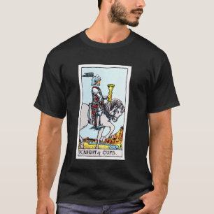 T-shirt Chevalier de Coupes Carte de Tarot Vintage - origi