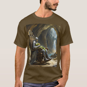 T-shirt Chevalier de dragon de grotte mignon fantastique
