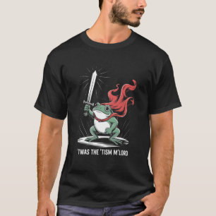 T-shirt Chevalier de grenouille drôle disant humour de gue