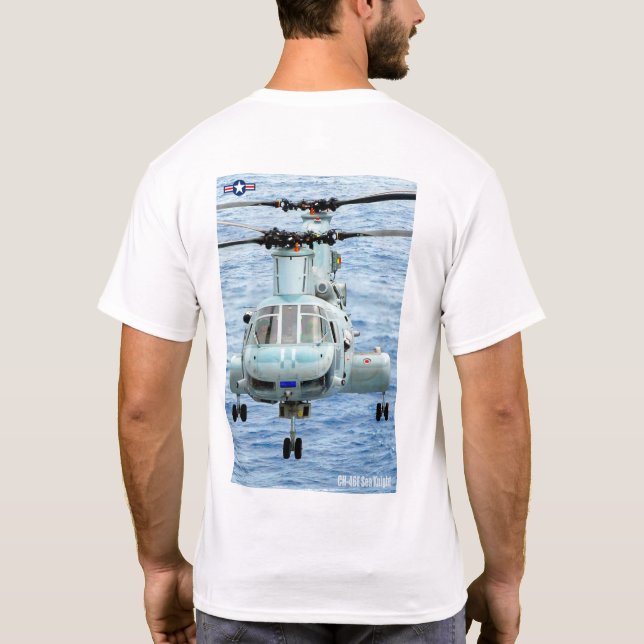 T-SHIRT CHEVALIER DE MER CH-46E (Dos)