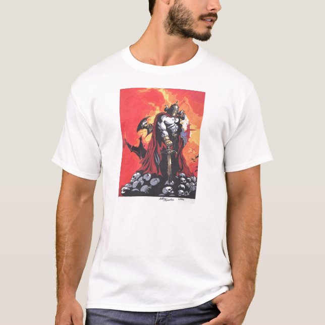 T-shirt Chevalier foncé (Devant)