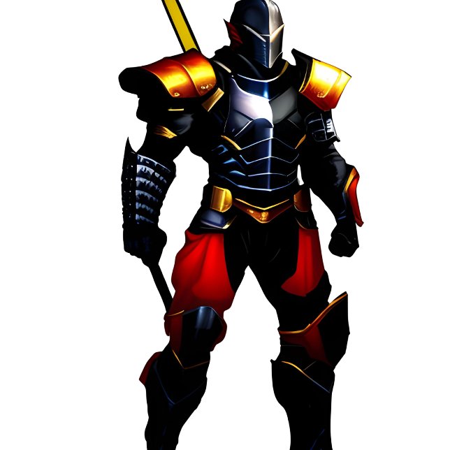 T-shirt Chevalier guerrier (Créateur téléchargé)