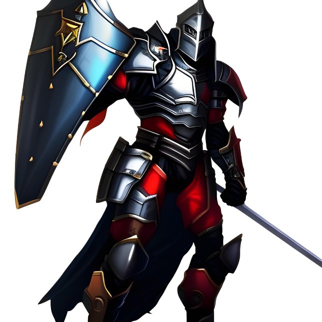 T-shirt Chevalier guerrier (Créateur téléchargé)