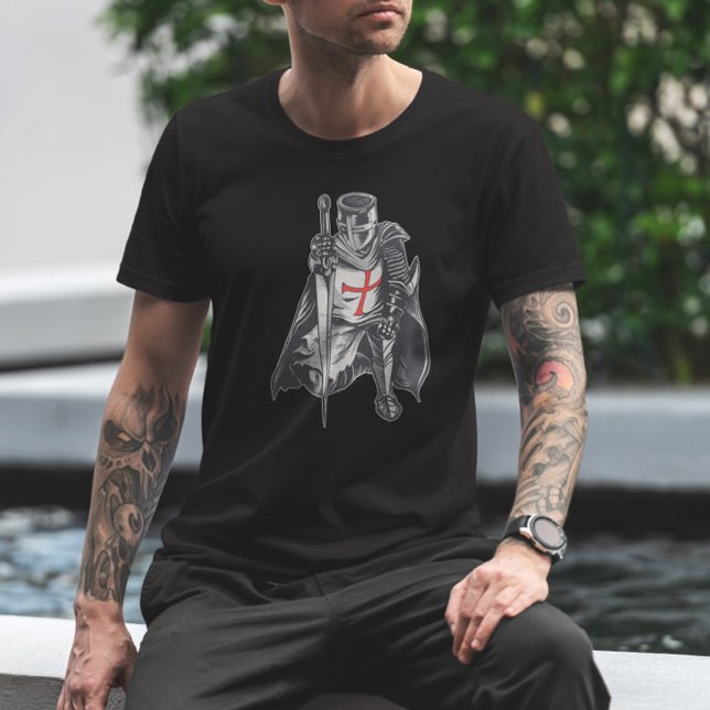 T-shirt Chevalier Guerrier En Armor (Créateur téléchargé)