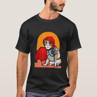 T-shirt Chevalier Héros Miaou Chat