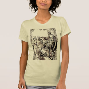 T-shirt Chevalier médiéval et sa dame Histoire-amant des v