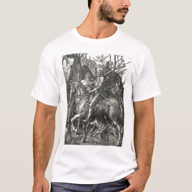 T-shirt Chevalier, Mort & Diable - Albrecht Dürer c. 1513 (Devant)