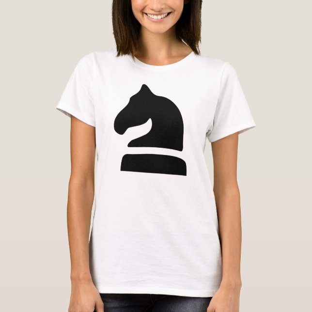 T-shirt Chevalier noir (Devant)