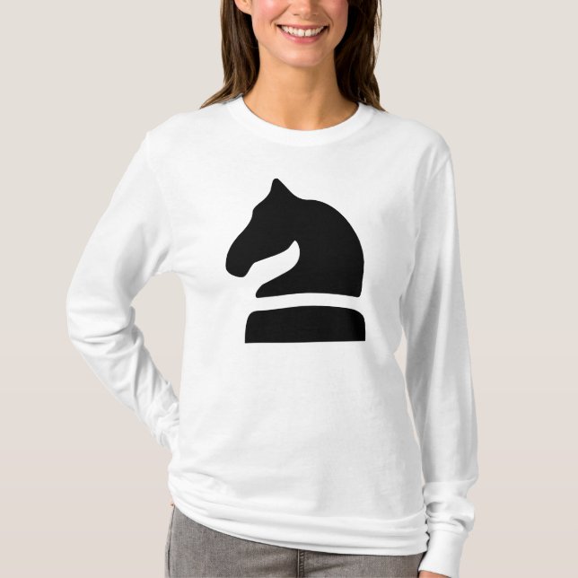 T-shirt Chevalier noir (Devant)
