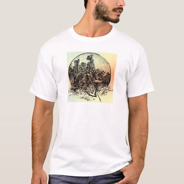 T-shirt Chevalier prêt à Joust (Devant)