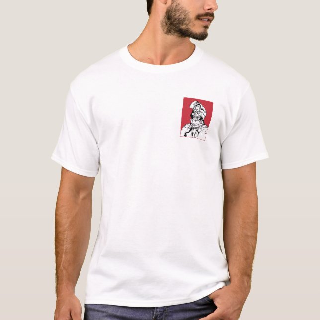 T-shirt Chevalier squelette stoïque – Endurance (Devant)