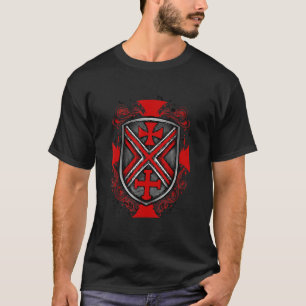 T-shirt Chevalier Température Templier Bouclier Croiseur