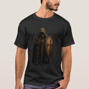 T-shirt Chevalier Templier Catholique Chrétien