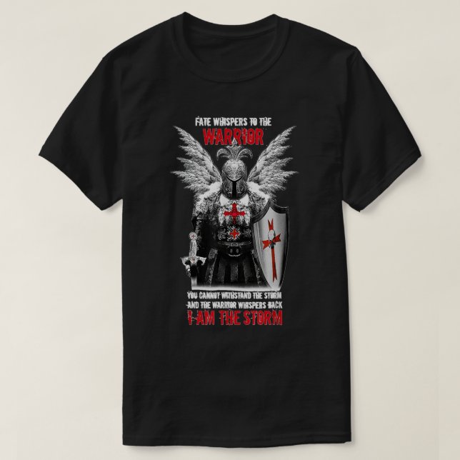 T-shirt Chevalier Templier De Sort Whispers Au Guerrier Ch (Design devant)