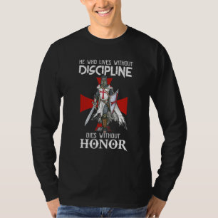 T-shirt Chevalier Templier Guerrier De Dieu Sans Disciplin