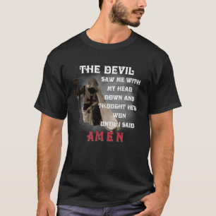 T-shirt Chevalier Templier Homme De Foi Je suis Fils D'Un 