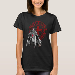 T-shirt Chevaliers Templiers Croix Chrétiens Soldats 6