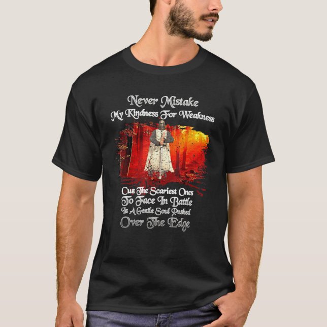 T-shirt Chevaliers Templiers Ne Met Jamais En Erreur Ma Ge (Devant)