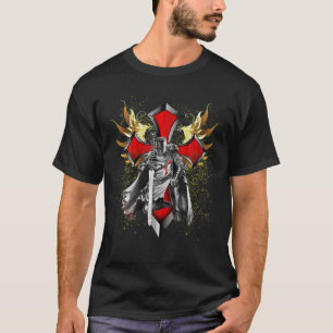 T-shirt Chevaliers Templiers T Serment Pour Dieu - Chrétie