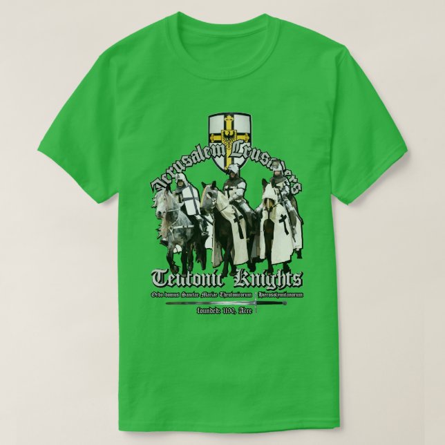 T-shirt Chevaliers teutoniques Chevaliers de Jérusalem (Design devant)