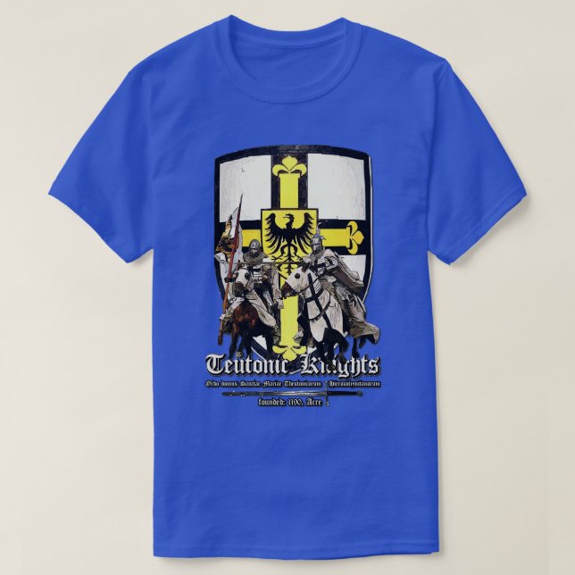 T-shirt Chevaliers Teutoniques Saint Croisés (Design devant)