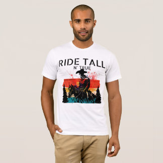 T-shirt Chevaucher grand et vrai