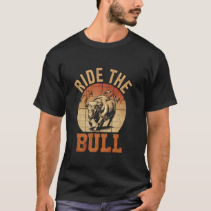 T-shirt Chevaucher le marché haussier Bullish Wall Street