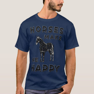 T-shirt Chevaux amateurs de cheval J'aime les chevaux pone