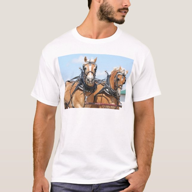 T-shirt Chevaux belges (Devant)