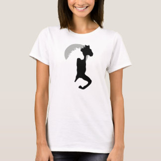 T-shirt chevaux courant ensemble