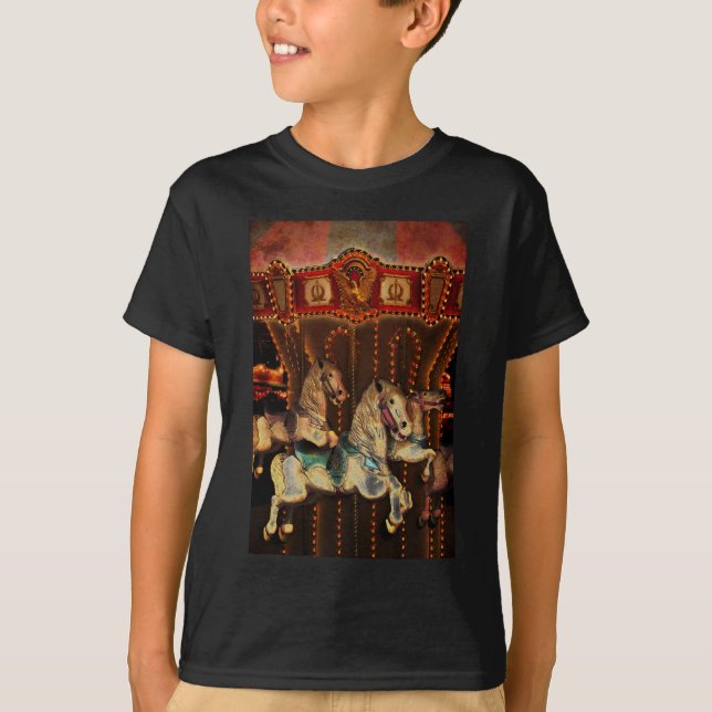 T-shirt Chevaux de carrousel (Devant)
