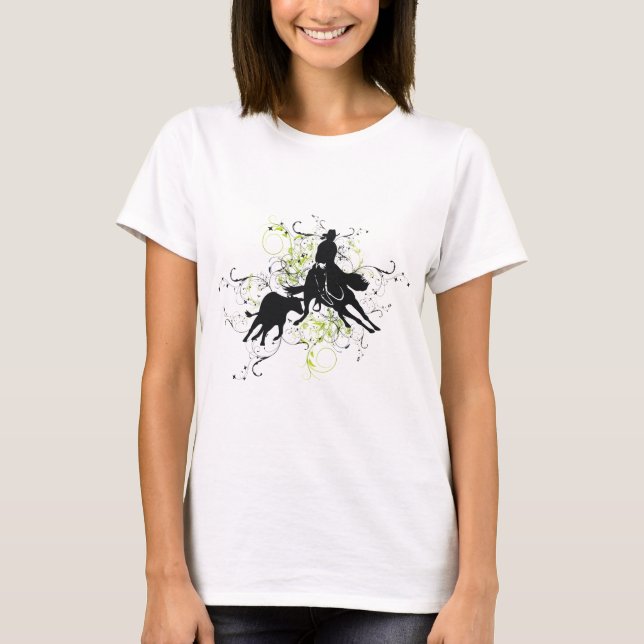 T-shirt Chevaux de coupe (Devant)